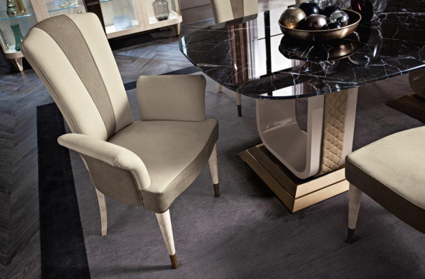 Zařízení stolu s mramorovým vzhledem nový luxus italský design.