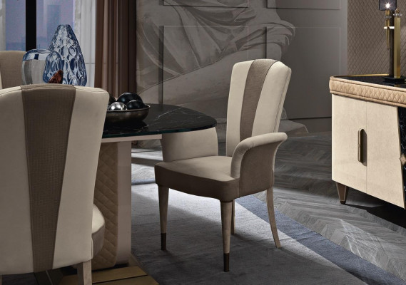 Zařízení stolu s mramorovým vzhledem nový luxus italský design.