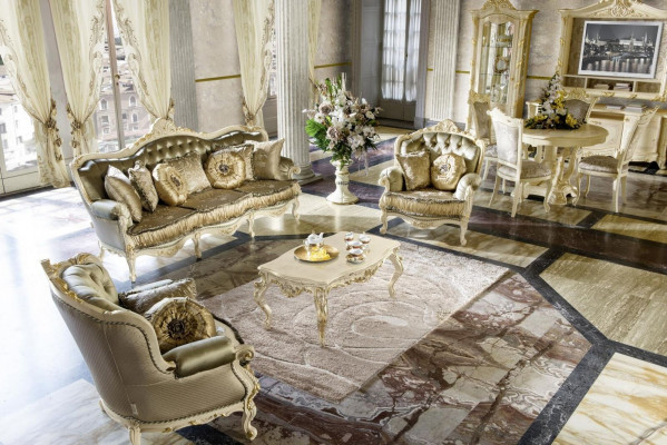 Návrhové pohovky Polštářové gauče Textilní relaxační dekorace Art déco Dvousedadlo Nový Dvousedadlo 2 Místnosti