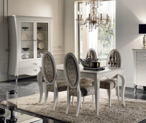 Luxus Vitrína Vitríny Skříň Sklo Styl Itálie Moderní Design Dřevo
