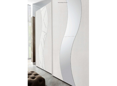 Šatní skříň s posuvnými dveřmi Ložnice Skříň Skříně Dřevo Design Moderní