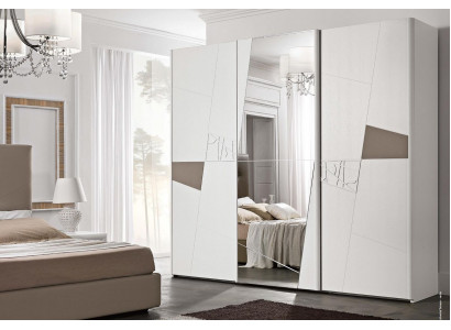 Šatní skříň skříň luxus posuvné dveře design skříně oblečení dřevo nábytek nový