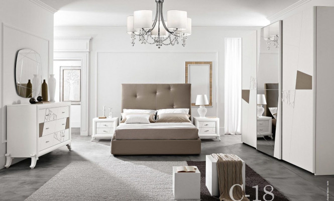 Šatní skříň skříň luxus posuvné dveře design skříně oblečení dřevo nábytek nový