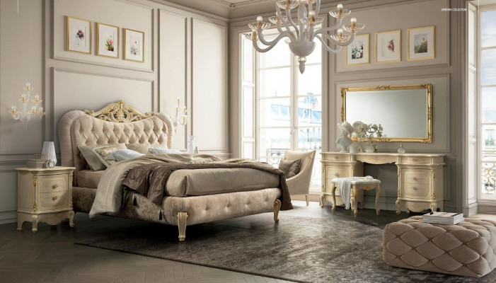 Šminkovací stolek zrcadlo konzole design nábytek luxusní lowboard šatní skříň dřevo set nový