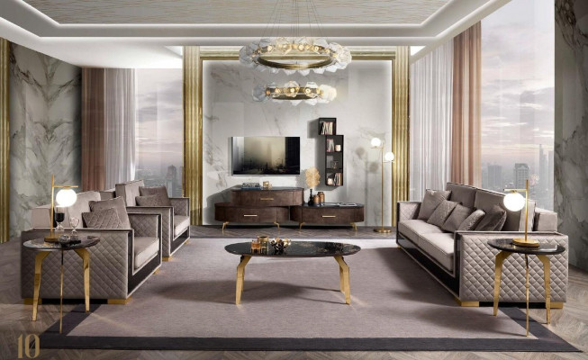 Pohovka 2místná moderní design potah textilie pohovky sedací nábytek obývací sedací souprava šedá.