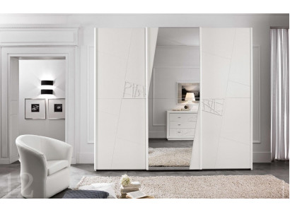 Skříně Itálie Šatník Skříň Luxus Sklopné dveře Design Dřevo Moderní