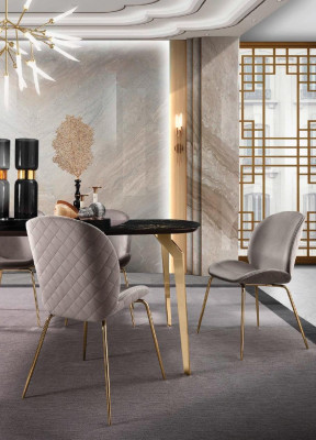 Luxusní jídelní stůl Moderní jídelna Kuchyňský jídelní stůl Designový stůl Sklo 250 cm XXL