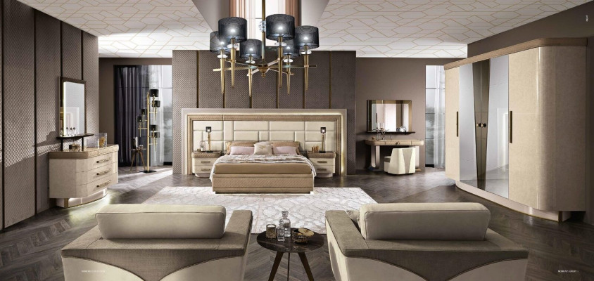 Komoda Sideboard Skříň Luxus Komody Skříň Regál Nábytek Dřevěná skříň Itálie
