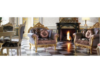 Art déco design křeslo textilní obývací pokoj lounge nové luxusní designové nábytek židle