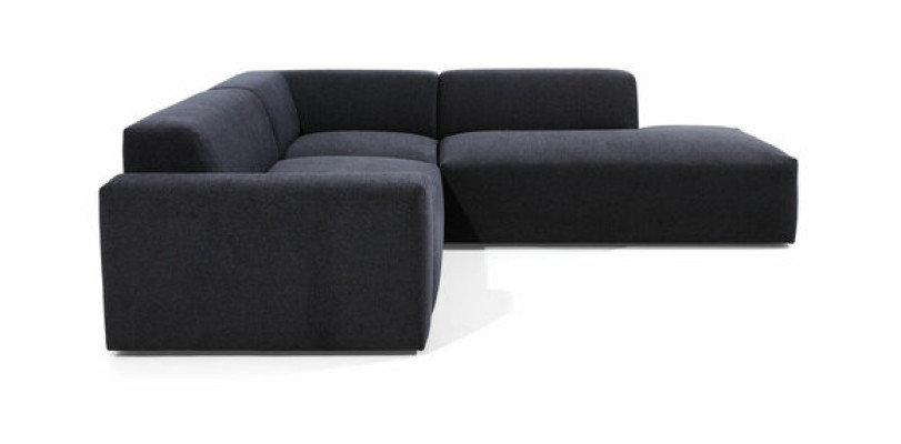 Ecksofa L-Form Pohovka Obývací sestava Garnitur Potahová látka Design Moderní