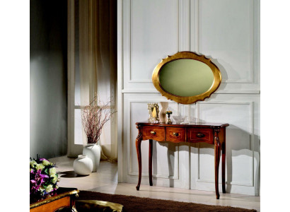 Nábytek v barokním stylu Konzolový stůl Zrcadlo Dřevo Italské stoly Skupina
