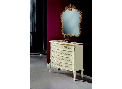 Nábytek Dřevo Styl Baroko Komoda Skříně Designér Luxus Italský.