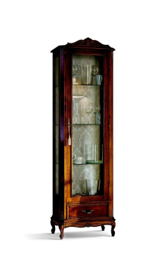 Designer Italienische Luxus Schicke Holz Möbel Barock Stil Schrank Vitrine Wohnzimmer - Návrhář italských luxusních stylových dřevěných nábytkových kusů v barokním stylu, skříň, vitrína do obývacího pokoje.