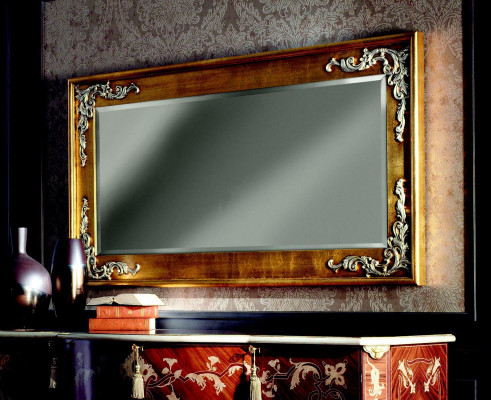 Designer Moderní Velké Zrcadlo Nástěnné Zrcadlo Skutečný Dřevěný Rám Visací Zrcadlo Klasika Nové