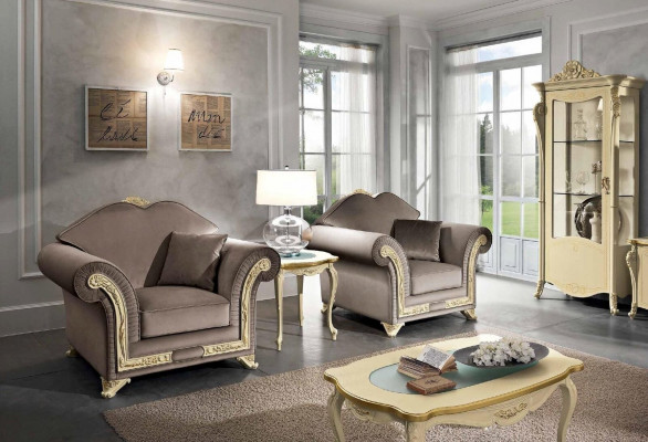 Vitrína dřevo luxus skříně klasický design skříně sklo italský nábytek