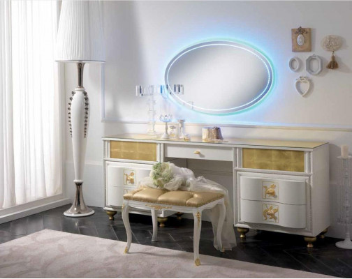 Toaletní stůl luxus design stoly kosmetika toaletní zrcadlo konzole ložnice