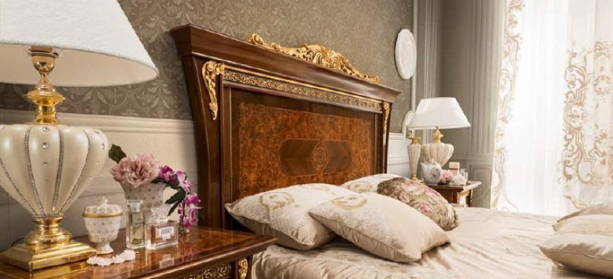 Manželská postel ložnice designové postele Bizzotto nábytek masivní dřevo postel nový