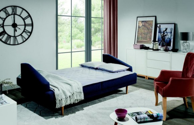 Elegantní, velmi měkká, ultra pohodlná rozkládací pohovka v moderním stylu.