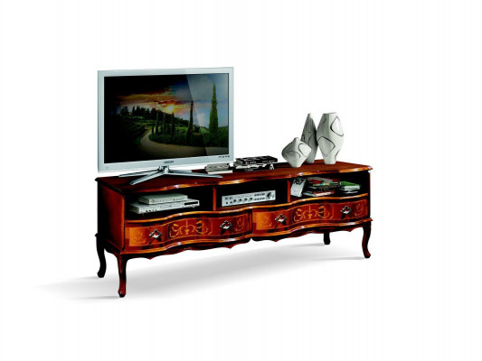 Italský dřevěný nábytek Sideboard TV Lowboard dlouhý RTV šatník Luxus obývací pokoj nový