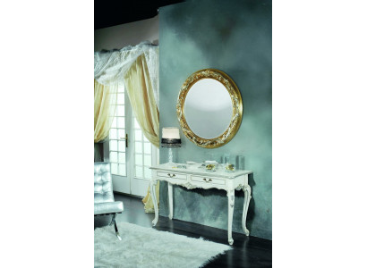 Okruglo zrcadlo, zrcadlo do koupelny, chodby, designový salón Medusa v antickém stylu, skleněné, nové.