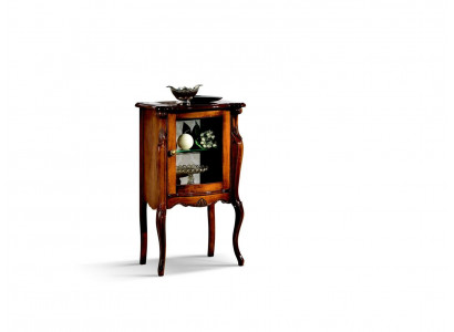 Designer Italienische Möbel Vitrine Barock Kleiderschrank Glasschrank Anrichte Neu  Návrhář Italské nábytek Vitrína Barokní šatní skříň Skleněná skříň Komoda Nový