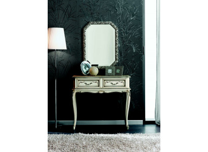 Nábytek ve stylu baroka konzolový stůl stěnní stůl stůl bílý klasický dřevo 90 cm nový