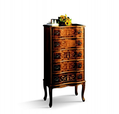 Úzká vysoká skříň komoda ložnice obývací pokoj Komody Sideboard.
