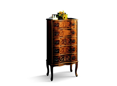 Úzká vysoká skříň komoda ložnice obývací pokoj Komody Sideboard.