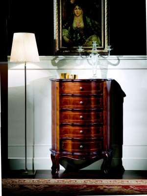 Italské nábytek, barokní skříň, komoda, designérský luxusní dřevěný bufet