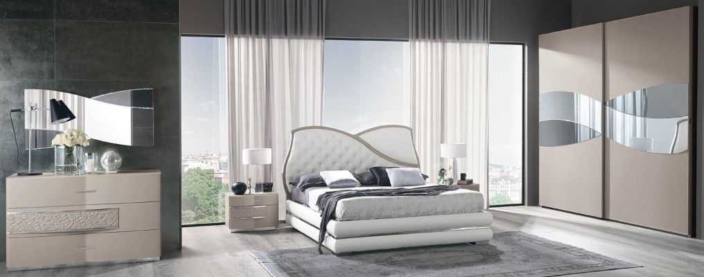 Postele, postelové rámy, postelové rámy, postele, dvoulůžko, luxusní manželská postel, bílá, moderní design