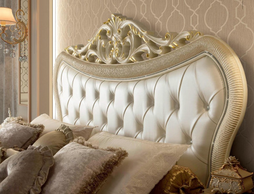 Chesterfield Bed Luxus Betten Upholstered Bed Double Bed Classic Wood Hotel