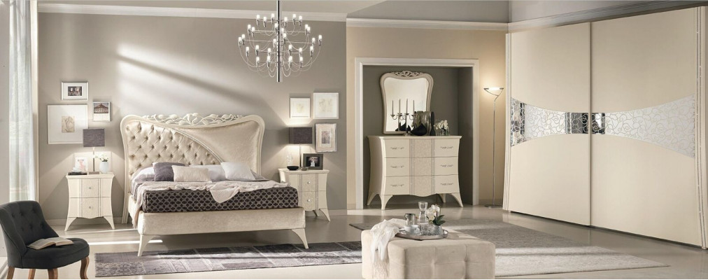 Luxus manželská postel Postel Posteľový rám Lôžko Spálňa Moderný dizajn