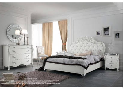 Postel Styl Ložnice Postele Dřevo Italský nábytek Design Klasický Art déco