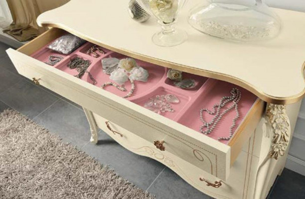Komoda Beige Sideboard Stil Dřevo Nábytek Komody Nové Italský Návrh Nábytku
