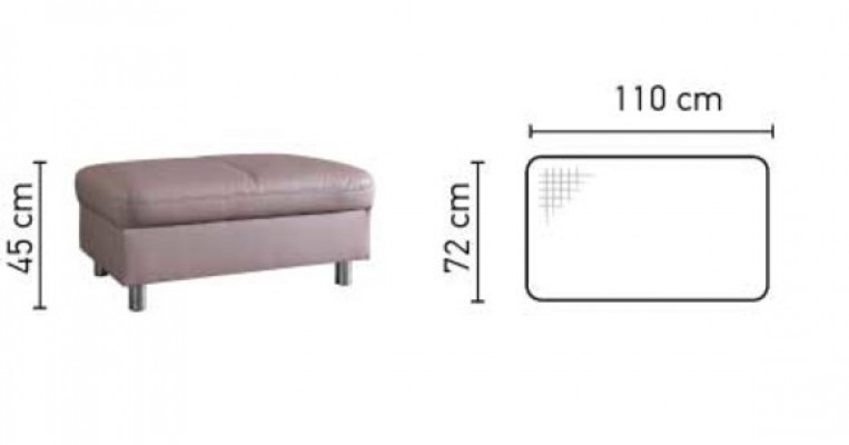 XXL Klubová pohovka Pufa kůže Pufa Designer Textilní Pohovka Design