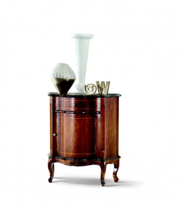 Italský nábytek Barokní Hnědá Komoda Bufet Designový nábytek Dřevo Nový