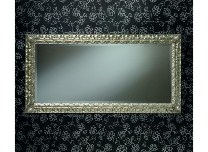 Klasické zrcadlo na zeď s dřevěným rámem, nábytek 182x92 sklo rámec zeď dřevo nové