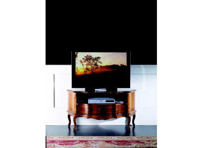 RTV Skříň Italské nábytek Sideboard TV Lowboard Obývací pokoj Dřevo