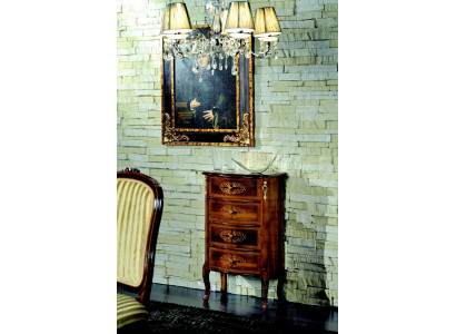 Dřevo Italský styl Nábytek Luxus rtv Hnědá komoda Barokní styl Antikní styl