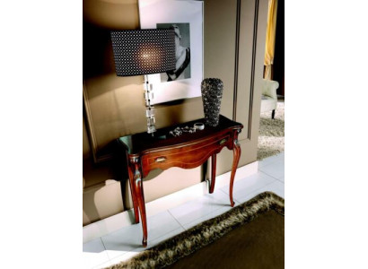 Dřevo Italský nábytek Konzolový stůl Hnědý Nábytek Styl Baroko Design Nábytku Nový