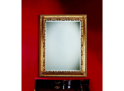 Design xxl Zrcadlo Stěnové zrcadlo Skutečný dřevěný rám Visací zrcadlo Luxusní nábytek Baroko