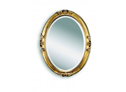 Design Zrcadlová stěna Dekorace zrcadla Dekorace 73x94 Baroko Rokoko Dřevěný rám