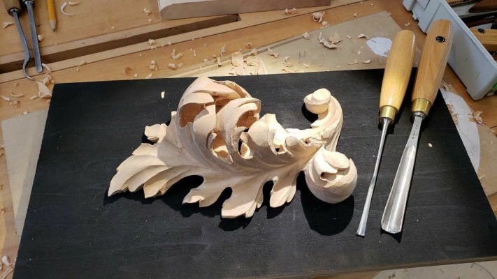 Luxus komoda servírovací stolek italský barokní design nové dřevo