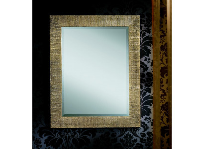 Klasické velké zrcadlo na stěnu s rámem z pravého dřeva, zavěšené zrcadlo baroka nové