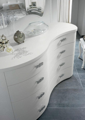 Komoda Bílá Italský Styl Dřevěný Nábytek Komody Klasický Nábytek Design Nový