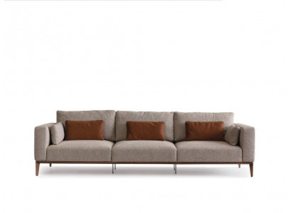 Obývací pokoj sedací souprava 4+3 Set Design Sofa Polster Modern Neu Luxus