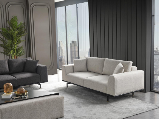 Sofa sada 431 Příborník Konferenční stolek Sedadlo Obývací pokoj Design nové 5 kusů