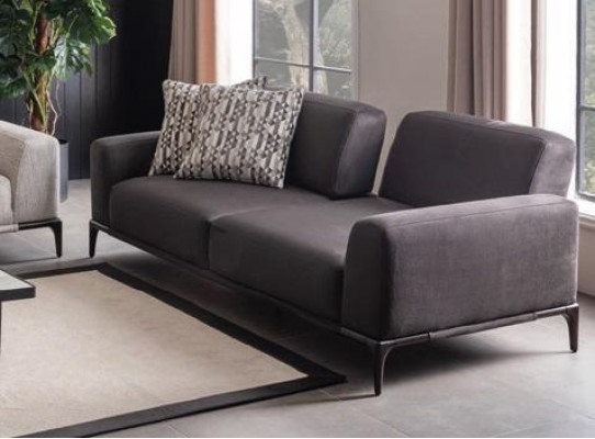 Pohovka 3místná hnědá Pohovky Styl Luxus obývacího pokoje Moderní design Potah