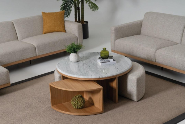 Obývací pokoj Konferenční stolek Stůl Design Nábytek Luxus Vybavení Moderní