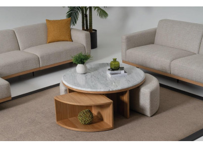 Obývací pokoj Konferenční stolek Stůl Design Nábytek Luxus Vybavení Moderní